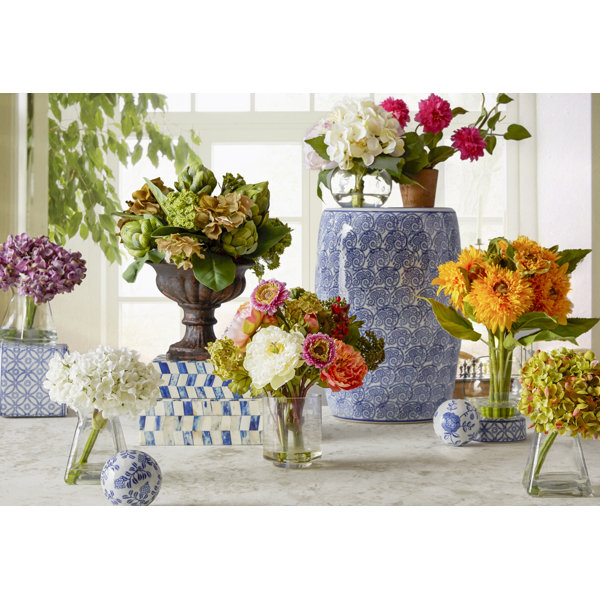 Silk Artichoke Centerpieces in Pot & Reviews Joss & Main